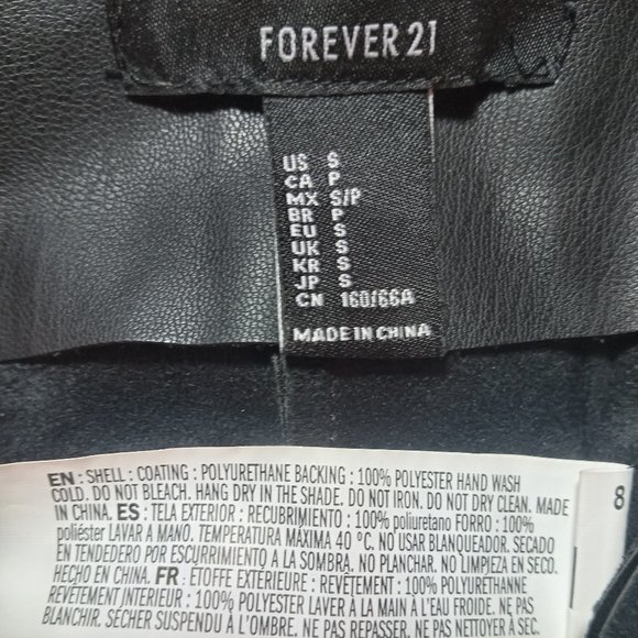 Straps Mini Skirt Pleather Goth Punk - Picture 4 of 5